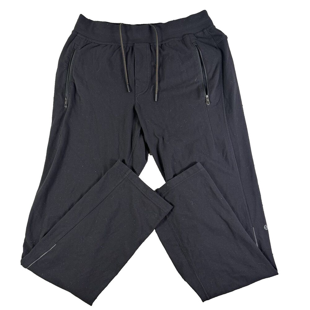 Lululemon Discipline Pants Mens Large Black Activewear Training Stretch Gym Run